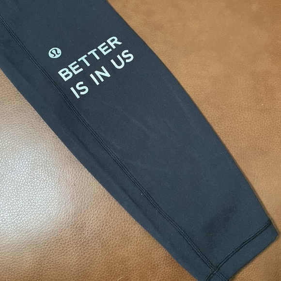Lululemon Peloton better is in us black leggings 6 - Picture 3 of 5
